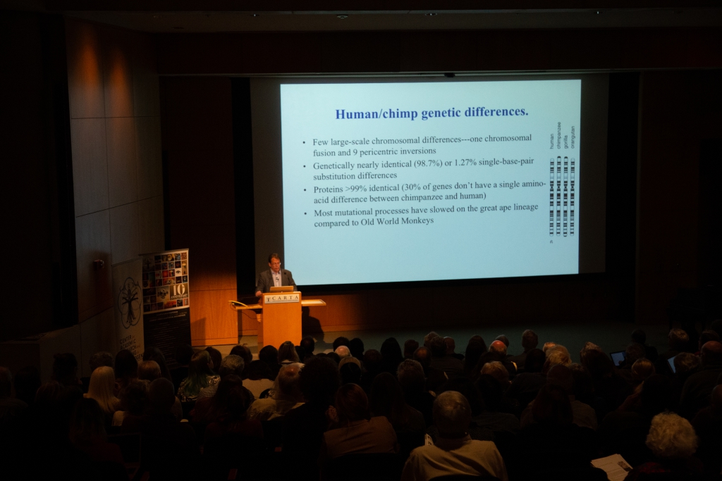 Evan Eichler (Univ of Washington) speaking on Comparative Genomics